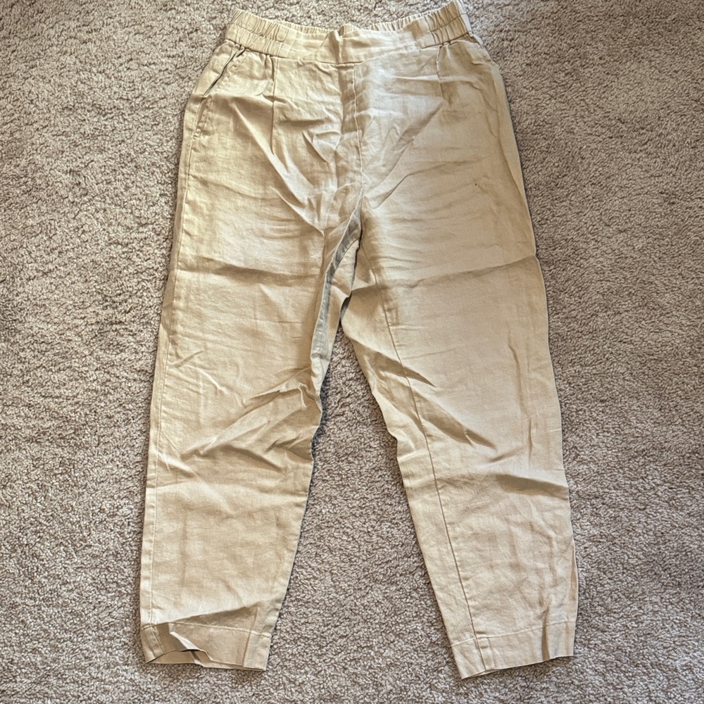 Elegant Beige Women's Chinos